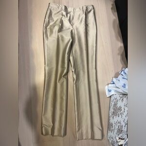 Gold going out pants